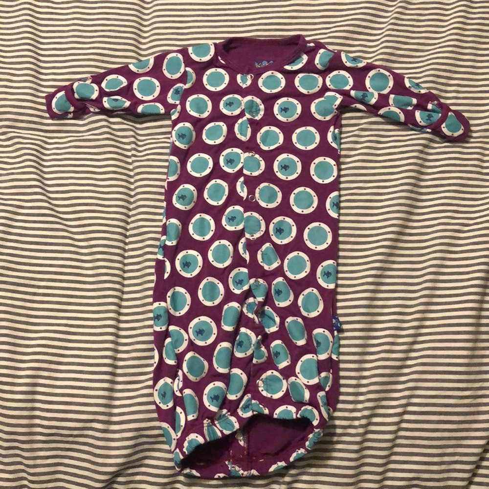 Kickee pants nightgown 0-3 month